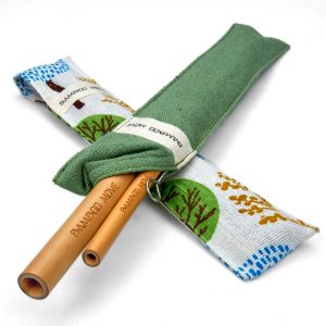 Bamboo straw travel Kit Bamboo Move by Bamboo Step.